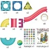 Magnetinis 3D konstruktorius su kamuoliukų trasa WOOPIE 42 vnt