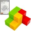 WOOPIE 3D Magnetiniai Tetris Kubai su Kortelėmis