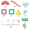 WOOPIE Magnetinės Konstruktoriaus Kaladėlės 3D su Kamuoliukų Toru