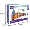 Woopie Magnetiniai Blokai 3D: Traukinio Rinkinys 71vnt.