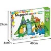 WOOPIE Magnetinis 3D Konstruktorius Džiunglių Gyvūnai 45vnt