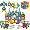 Magnetinis konstruktorius 3D pilis ir transporto priemonės WOOPIE 71vnt
