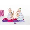 Woopie Sensoryinė Ortopedinė Puzzle Kiliminė 11 el. - Rožinė/Violetinė