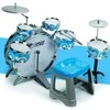 Woopie Vaikų Muzikinis Instrumentas 6 Būgnai 2 Činčiai + Taburetė