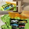 Woopie Žaislinis rinkinys: Dinosaūras ir automobilių trasa