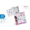 Kids Euroswan Hiszpania WOW Generation tatuiruočių rinkinys 50 vnt. spalvoti ir juodai baltai