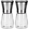 Zout- en Pepermolen Glas 2 stuks - Peper- en Zoutmolen - Kruidenmolen - Zout en Peper Molen