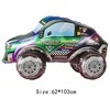 4D lenktyninio automobilio aliuminio plėvelės balionų rinkinys SET1