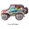 4D lenktyninio automobilio aliuminio plėvelės balionų rinkinys SET3