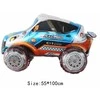 4D lenktyninio automobilio aliuminio plėvelės balionų rinkinys SET2