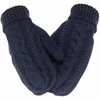Moteriškos kumštinės pirštinės C123080008-9, tamsiai mėlynos