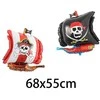 Pirate vakarėlio dekoravimo balionų rinkinys