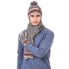 Žiemos rinkinys (pirštinės, šalikas, kepurė), smėlio spalvos M1211031-2