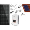 11 kW saulės elektrinės komplektas skardinei stogo dangai