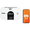 Anglies monoksido detektorius Eura CD-53A2v5300-TY/B WiFi
