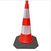 Šviesą atspindintis kelio kūgis su pagrindu, 100 cm (PVC)