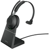 Ausinės su įkrovimo stotimi Jabra Evolve2 65 UC Mono USB-A
