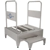 Higienos barjeras su horizontaliu šepečiu Chrome Master CMH206-1