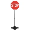 Įspėjamasis STOP ženklas su stovu