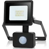 LED lempa su judesio jutikliu 10W 4000K 198442 (juodos spalvos)