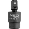 NEO smūginių jungčių rinkinys, 3 vnt. (1/4", 3/8", 1/2"), CrMo