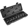 NEO TORX smūginių antgalių rinkinys, 8 vnt., T25–T60, Cr-Mo plienas