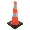 Šviesą atspindintis kelio kūgis su pagrindu,​​​​​​​ 45 cm