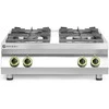 4 degiklių stalinė dujinė viryklė Kitchen Line 2x 6kW 2x 3,5kW Hendi 227381