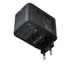 Acefast Adapteris kelioninis kroviklis jungiama į tinklą USB-C USB-A AC EU US UK AU - juoda