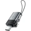Acefast J7 USB-A - USB-C adapteris - pilkas
