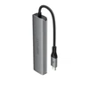 Acefast Hub doko stotelė 5w1 USB-C - USB-A USB-C HDMI 4K 60Hz PD 90W - pilka