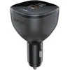 Acefast B14 automobilinis įkroviklis 165W 2x USB-C 1x USB-A – juodos spalvos