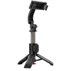 Acefast Selfie stick su automatycznym statywem i pultu Bluetooth 63 cm - juoda
