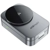 Acefast Stacja ładująca 3w1 bezprzewodowa indukcinė MagSafe - pilka