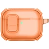 „AmazingThing Titan Pro Mag“ skaidrus dėklas, skirtas „AirPods Pro 3“ - oranžinis