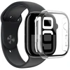 „AmazingThing Radix“ stiklinis dėklas, skirtas „Apple Watch 46mm“ – skaidrus