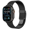 AmazingThing Titan Premium Metal Band for AppleWatch 38/40/41/42/44/45/46/49 mm – juodos spalvos