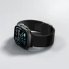 AmazingThing Titan Premium Metal Band for AppleWatch 38/40/41/42/44/45/46/49 mm – juodos spalvos