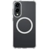 AmazingThing Minimal Mag dėklas su Magnetic Ring skirtas Samsung Galaxy S25 Edge – skaidrus