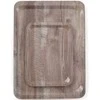 „Amer Box“ stačiakampis neslystantis serviravimo padėklas, 370 x 530 mm - tamsus medis