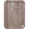 „Amer Box“ stačiakampis neslystantis serviravimo padėklas, 370 x 530 mm - tamsus medis