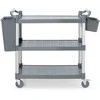 Amer Box Padavėjo aptarnavimo vežimėlis iki 150 kg, 3 lentynų, 842x486 mm