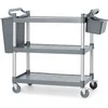 Amer Box Padavėjo aptarnavimo vežimėlis iki 150 kg, 3 lentynų, 842x486 mm
