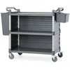 Amer Box Padavėjo aptarnavimo vežimėlis su šoninėmis panelėmis iki 150 kg, 3 lentynų, 842x486 mm