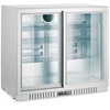 Arktic Baro šaldytuvas su 2 stumdomomis durelėmis, LED, 150 l, 160 W, 90 x 52 x 84 cm – sidabro spalvos