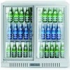 Arktic Baro šaldytuvas su 2 stumdomomis durelėmis, LED, 150 l, 160 W, 90 x 52 x 84 cm – sidabro spalvos