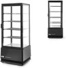 Arktic Šaldoma konditerijos vitrina 4 lentynos 98L LED - juoda
