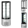Arktic Apvali konditerinė šaldymo vitrina su 4 LED lentynomis, 360L
