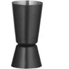 Bar Up Dvipusė barmeno priemonė gėrimams, kokteiliams, 25 ml, 35 ml - juoda