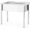 Baseinas zlew gastronomiczny jednokomorowy Budget Line STAL 1000 x 600 x 850 mm - Hendi 811023